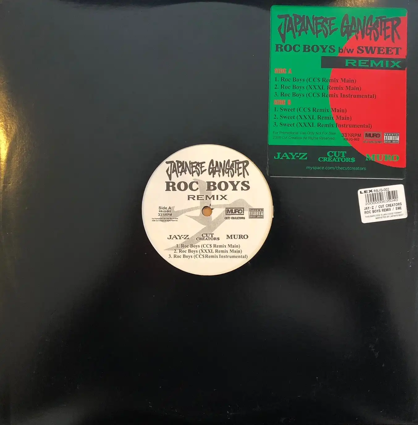 JAY-Z & CUT CREATOR$ & MURO / ROC BOYS REMIX [12inch - RBJG-002