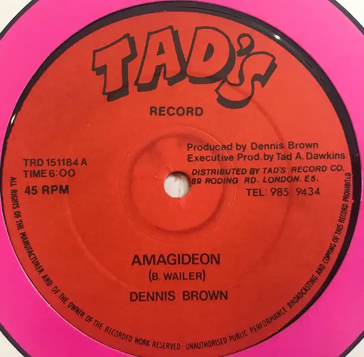 DENNIS BROWN / AMAGIDEON [12inch - TRD151184]：REGGAE：アナログ