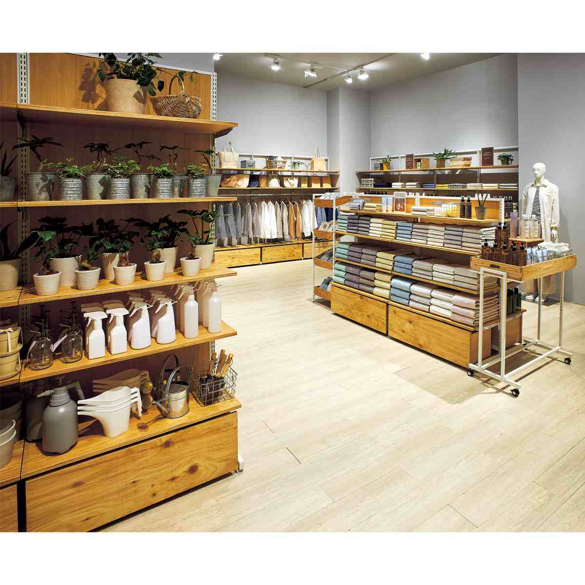 木製トレー付きワゴン ホワイト〔ストエキオリジナル〕 ナチュラル