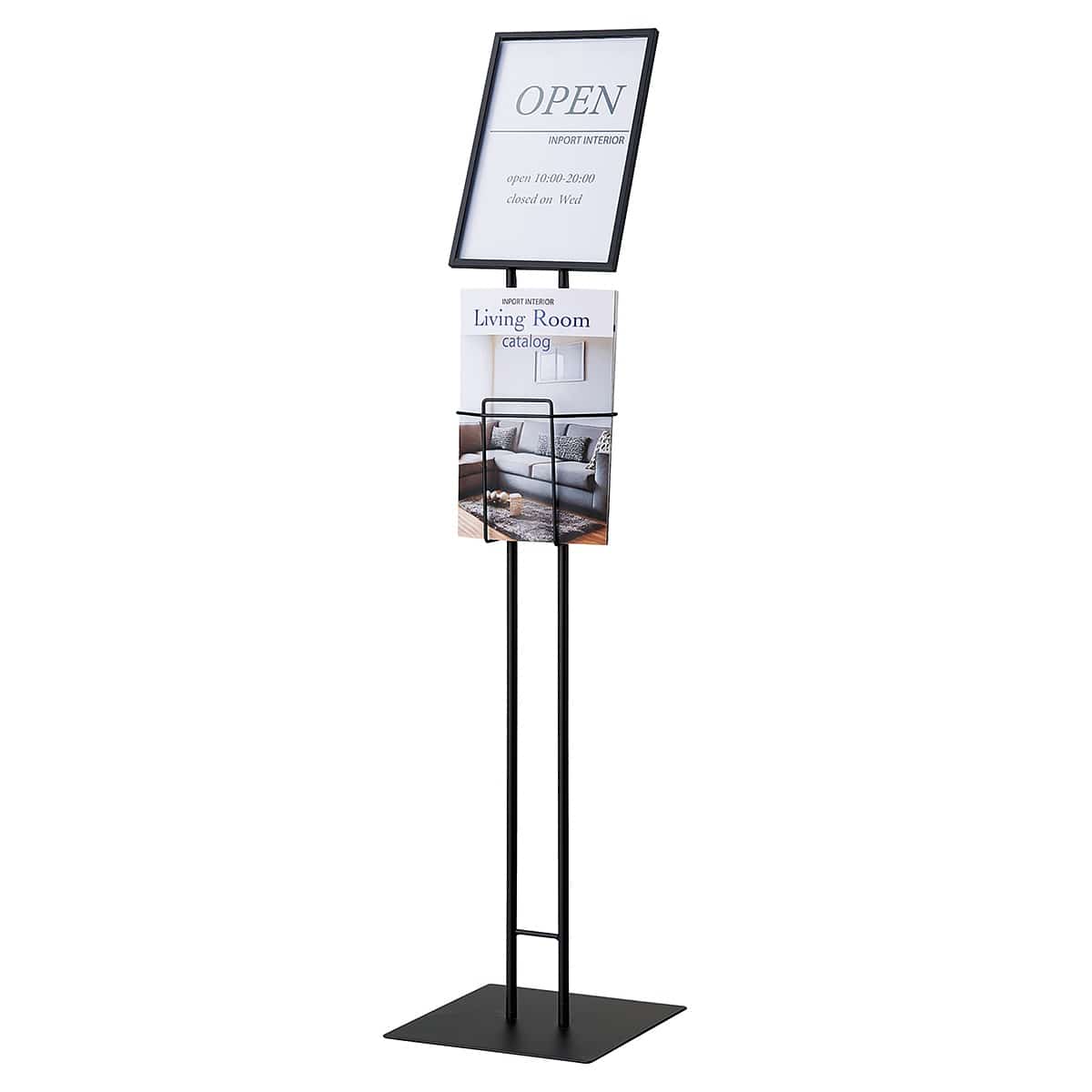 A4サインスタンド 片面〔ストエキオリジナル〕 ブラック