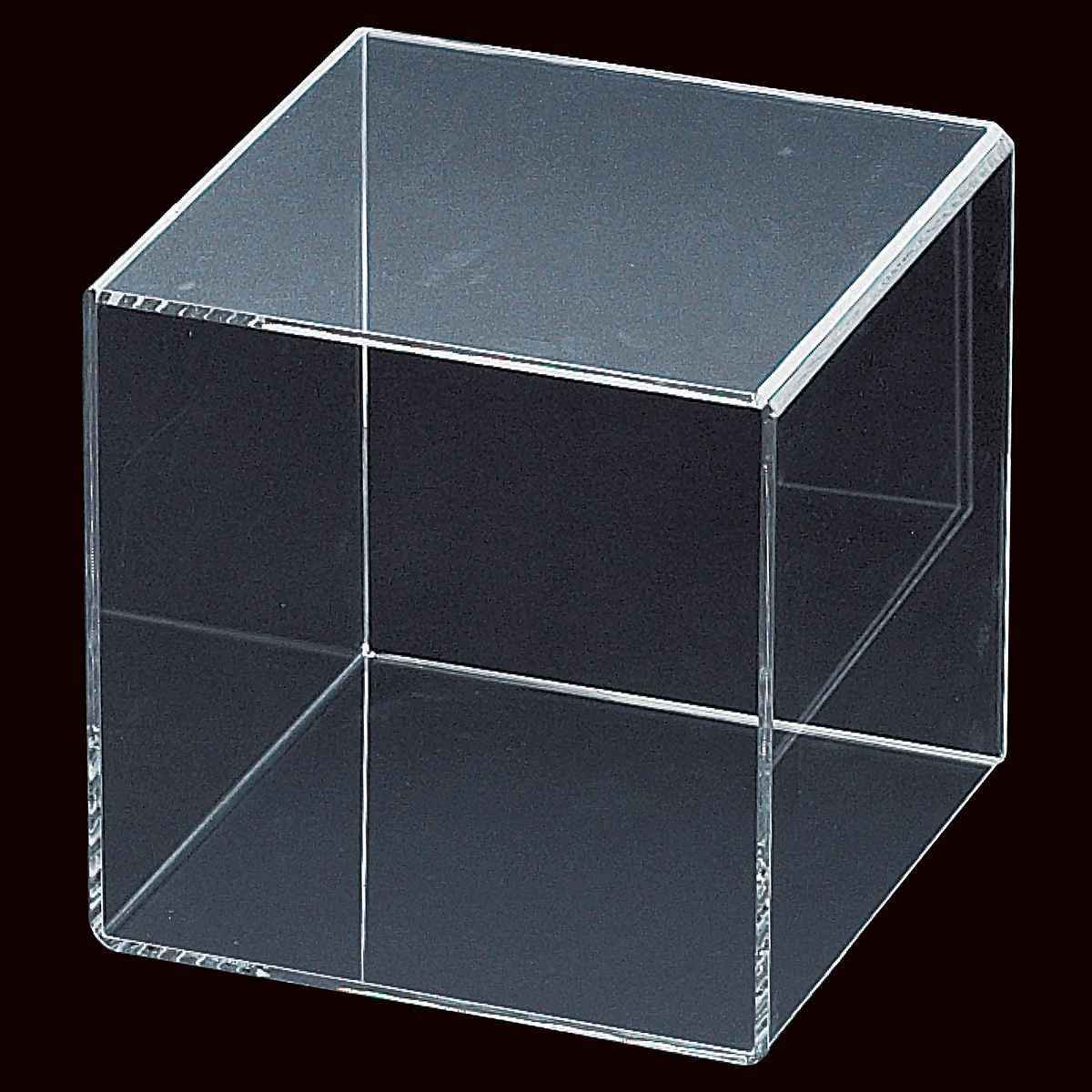 透明アクリル4面ボックス〔ストエキオリジナル〕 10cm角
