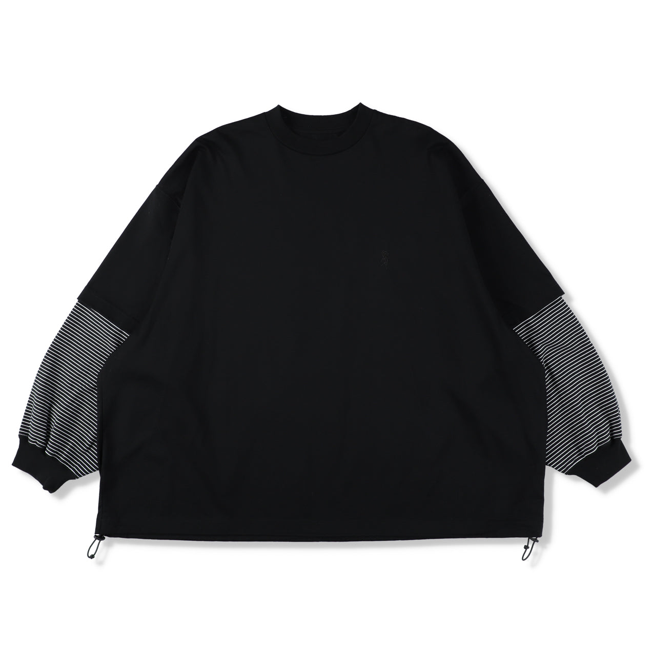 BALLOON LAYERED LONG SLEEVE T SHIRT | is-ness online shop