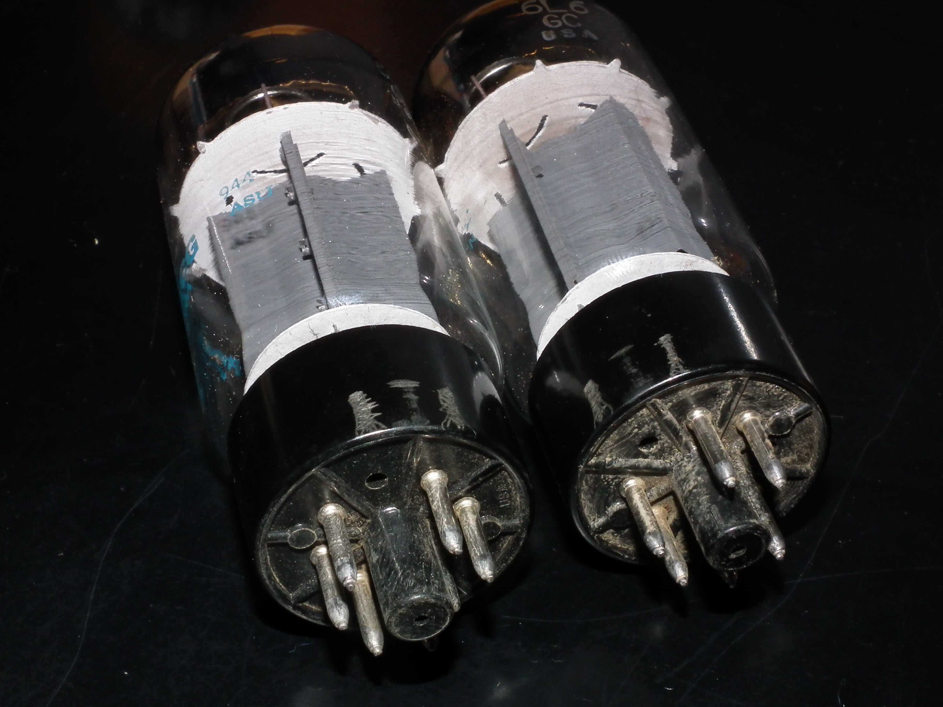 6L6GC Sylvania ECG Philips USA Matched Pair Tested NOS – tubes.rs