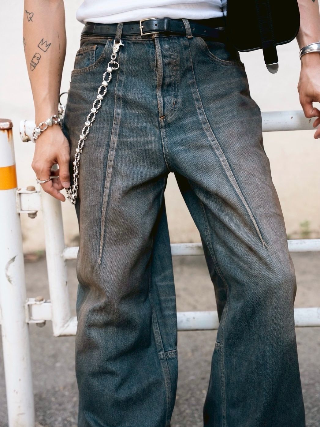 SUBLATIONS - 【先行販売】【25SS】ワイド シーム デニム バギー