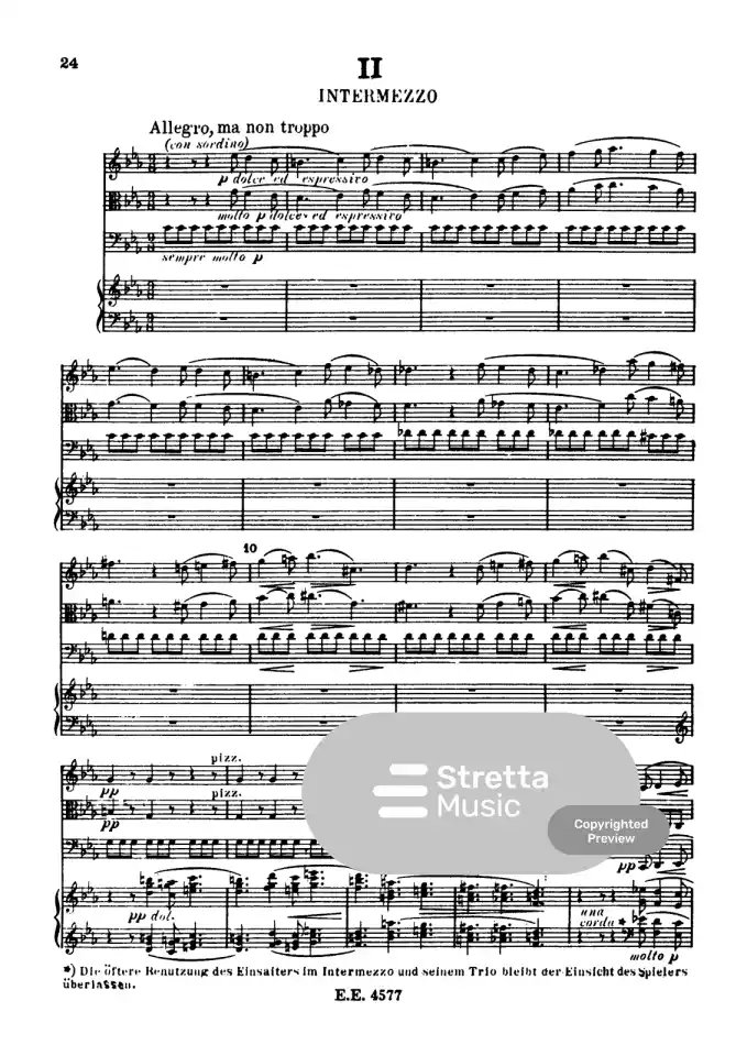 Klavierquartett g-Moll op. 25 von Johannes Brahms | im Stretta