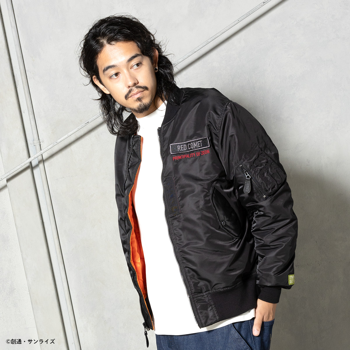 STRICT-G.ARMS『機動戦士ガンダム』MA-1ジャケット RED COMET ｜ STRICT-G