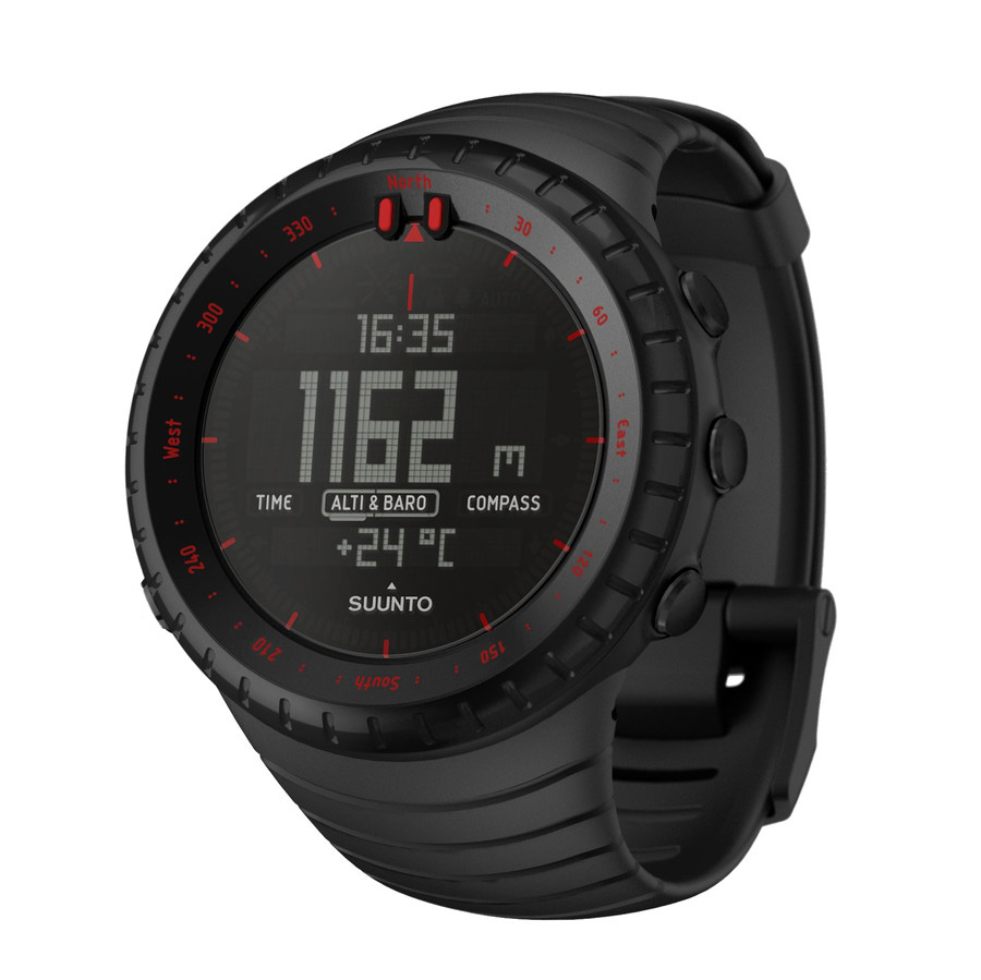 Suunto-Core Black Red - All Black Strap | SUUNTO