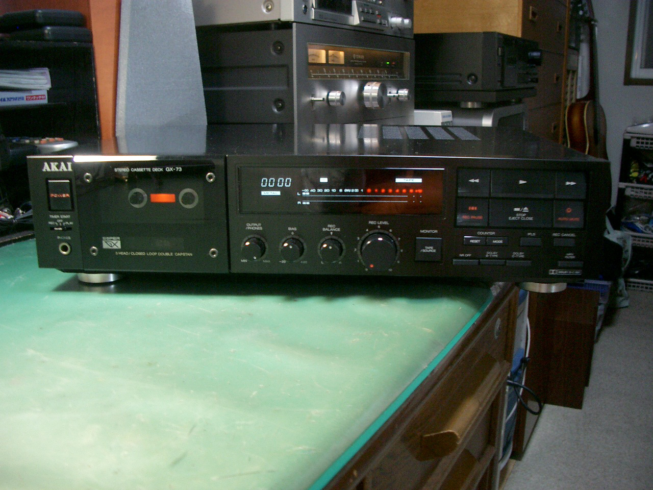 AKAI カセットデッキ GX-73 の修理