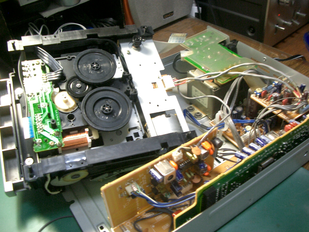 ONKYO カセットデッキ K-505の修理