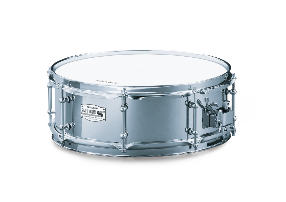 スネアドラム スチール胴 SSD-14MC | 鈴木楽器製作所