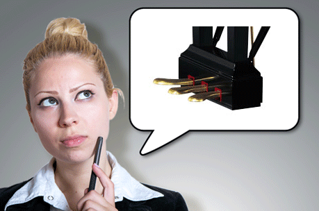 ピアノの3本のペダル。役割の違いをご存知ですか？‐コラム37