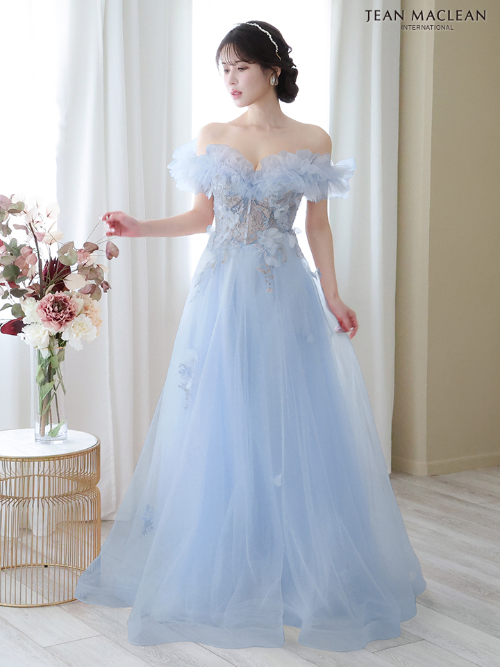 Lサイズあり【JEAN MACLEAN/ジャンマクレーン】フリルオフショル/ 立体