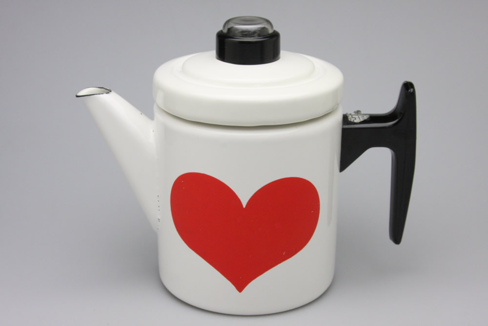 Finel/フィネル Antti Nurmesniemi コーヒーポット ハートホワイト S