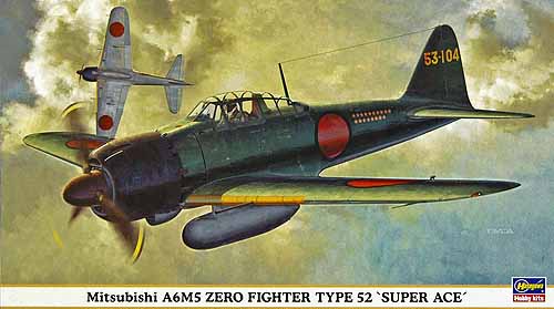Mitsubishi A6M5 Zero Fighter Type 52 Super Ace Hasegawa 09782