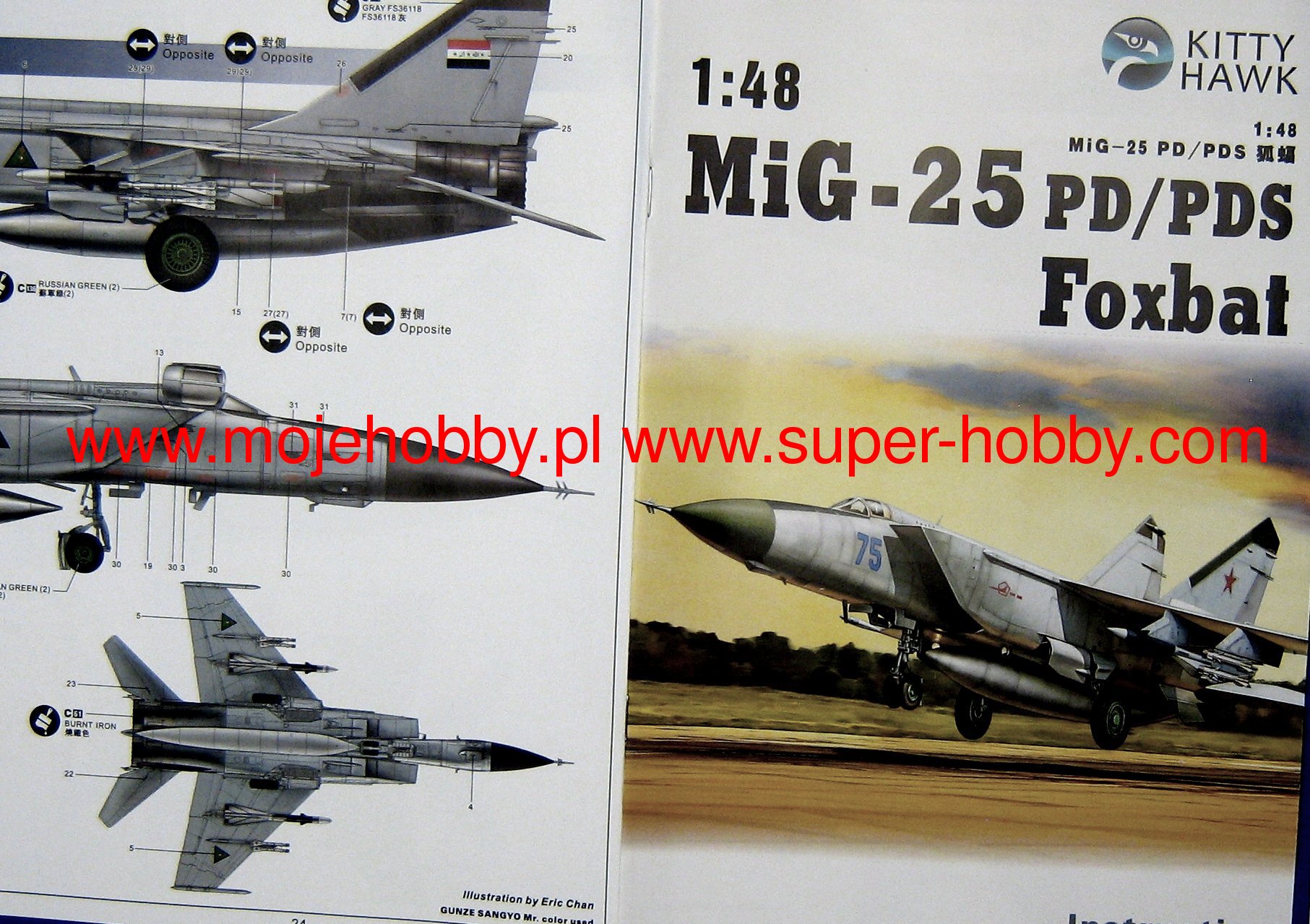MiG-25 PD/PDS Foxbat Kittyhawk 80119