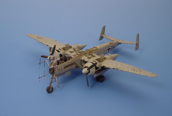 Heinkel He 219A-7 UHU detail set Tamiya Aires 4042