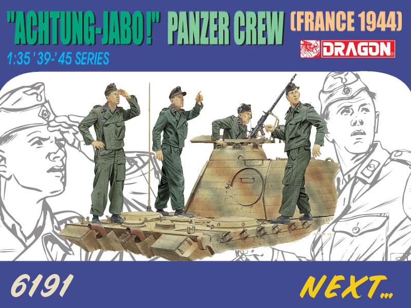 Achtung-Jabo Panzer Crew (France 1944) Dragon 6191