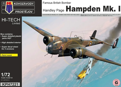 Handley Page Hampden Mk.I (Hi-Tech) Kovozavody Prostejov -KPH7221