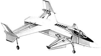 Rockwell International XFV-12A - Naval VTOL fighter on alternative