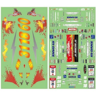 SHIBATA INFINITI Q60 D1GP ボディセット [R31W423] - スーパーラジコン