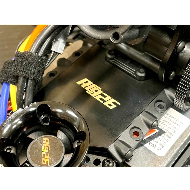 RDX用真鍮製HWトラクショントップデッキ マットブラック [KN-RDX02