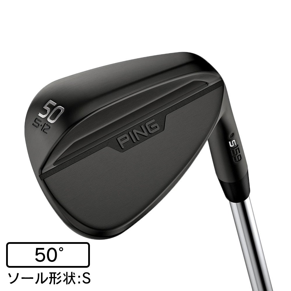 ピン（PING）（メンズ）s159 MIDNIGHT ウェッジ(52S、ロフト52度)N.S.