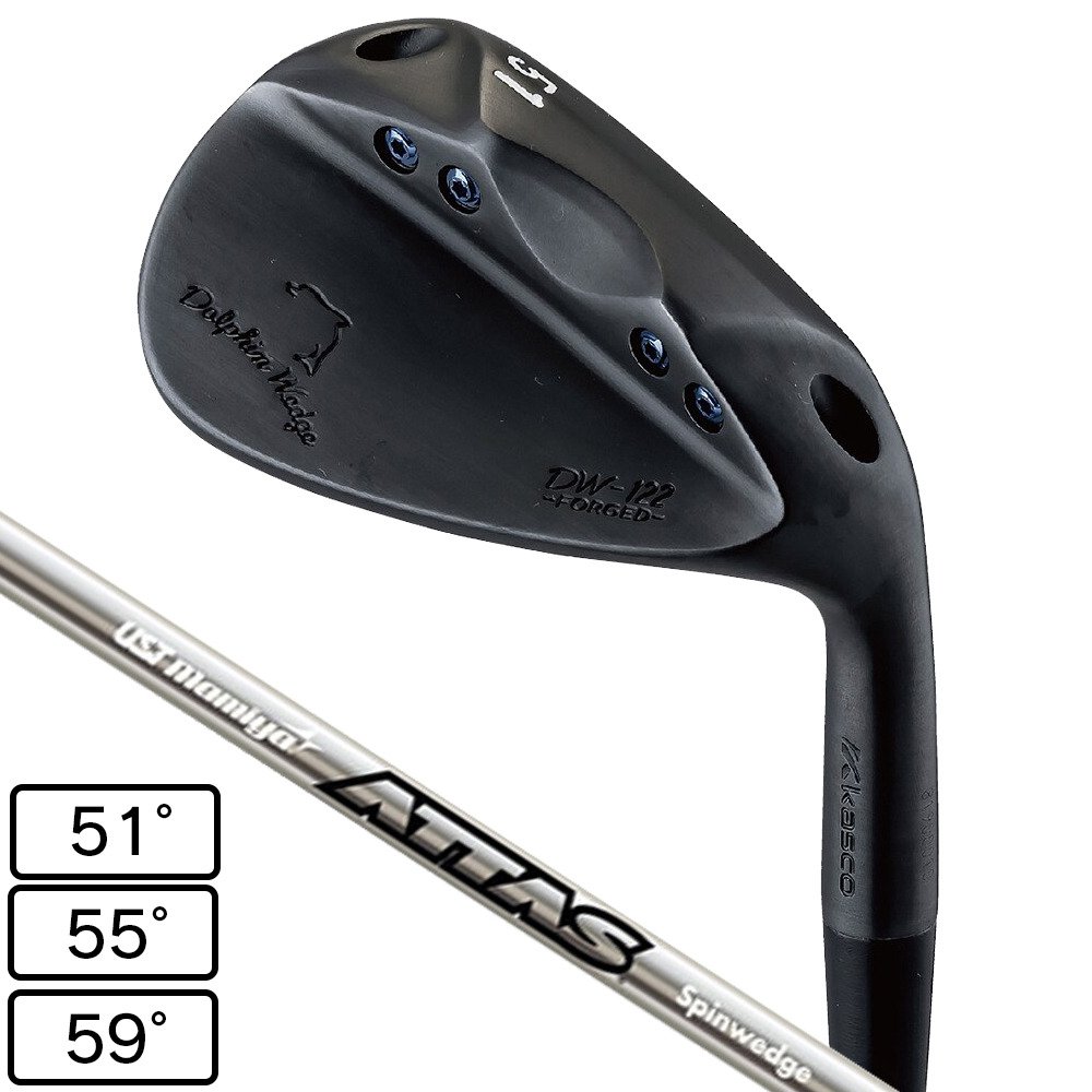 キャスコ（KASCO）（メンズ）DW-122 ドルフィンブラック ウェッジ(51