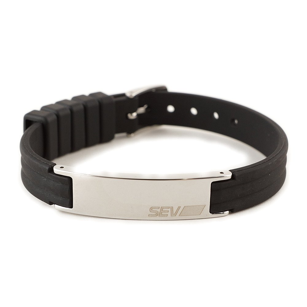 セブ（SEV）（メンズ、レディース）SEVラインブレスレット2 BK
