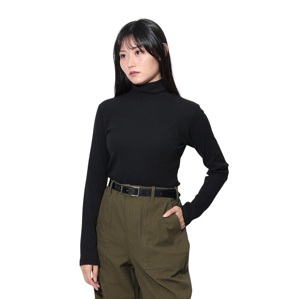 エルケクス（ELKEX）（レディース）長袖 タートルネックTシャツ