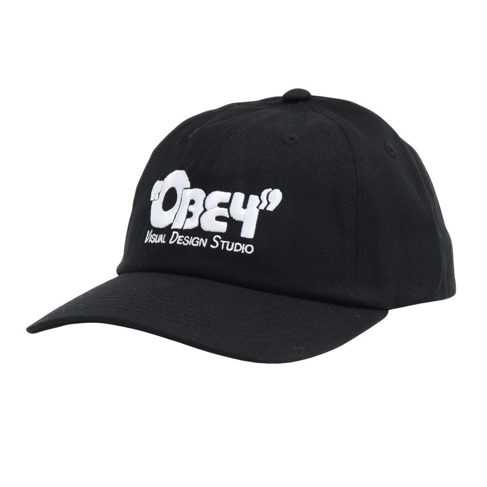 オベイ（OBEY）（メンズ）VISUAL デザイン 5 PANE キャップ 100580401BLK