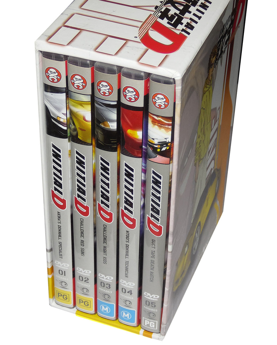 Initial D : Collection 1 (Volumes 1-5) (DVD, 2005, 5-Disc Set