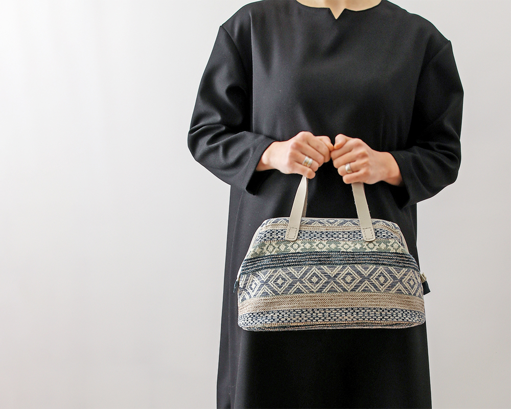 ☆KAMAKURA Sapphire ワイヤー口金ボストンバッグ(S)キット [M便NG]の