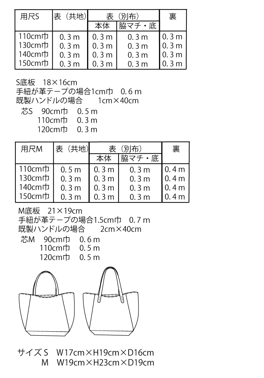 寸法図【NO.3155】スクエア底のミニトートバッグ [M便 0/1]の通販