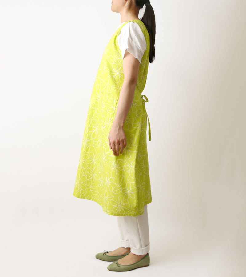 値下げ最終！パセリ☆イエロー☆コットンエプロン 値下げ最終！パセリ