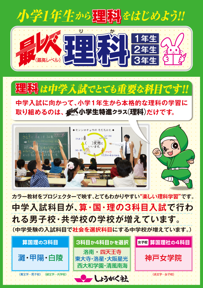 2021年度 新1年生になられる皆様へ | 幼児教室の奨学社
