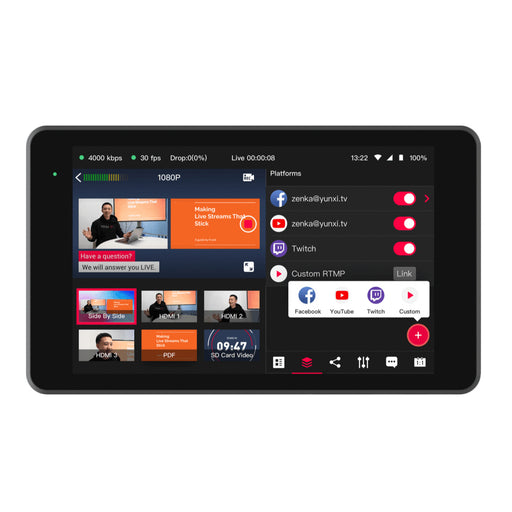 YoloLiv YoloBox Ultra モバイルライブプロダクションボックス(HDMI 4