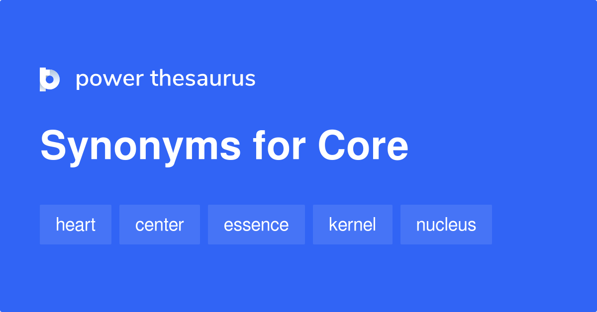 CORE Synonyms: 3 365 Similar Words & Phrases