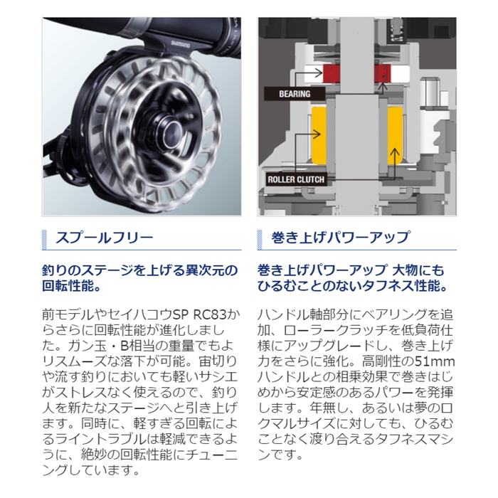 シマノ セイハコウ リミテッド RC83 LEFT(左) - 釣具のポイント 【公式