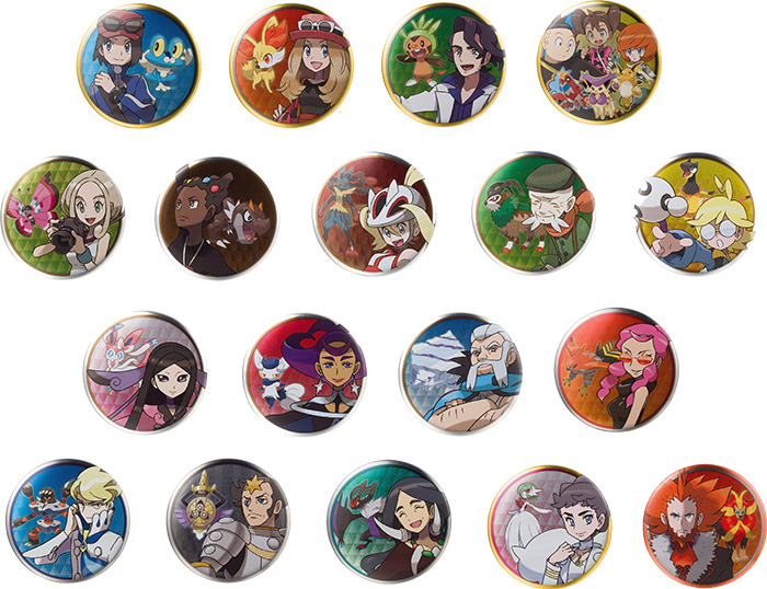 全18種！ 「缶バッジコレクション ～カロス地方編～」が、ポケモン