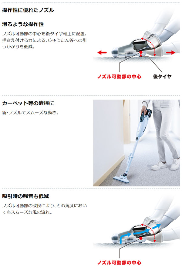 マキタ CL284FD - リチウムイオンバッテリー充電式クリーナー[カプセル