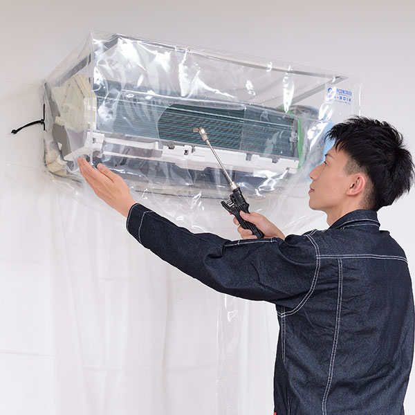 壁掛け用エアコン洗浄カバー SA-801W (ワイド・一般)-エアコン洗浄道具