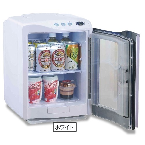送料無料！ハイブリッド温冷温庫20L（2電源冷蔵庫/コンパクト/部屋用