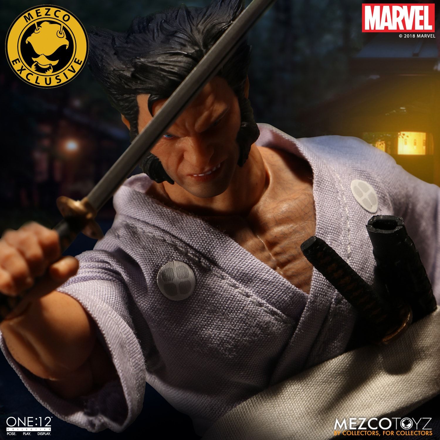 Mezco One:12 Collective Wolverine 5 Ronin 2018 NYCC Exclusive Figure
