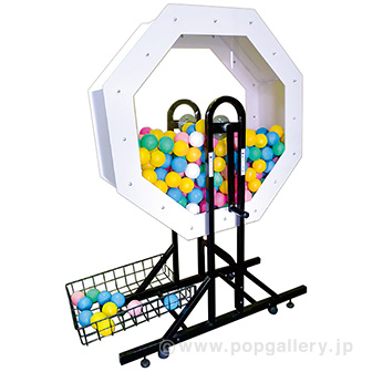 大型送料］ジャンボガラポン（スケルトン）: イベント用品｜販促物