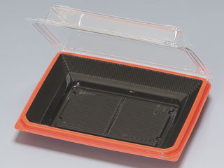 フードパック スクエア15 黒淵朱 福助工業 | テイクアウト容器の通販