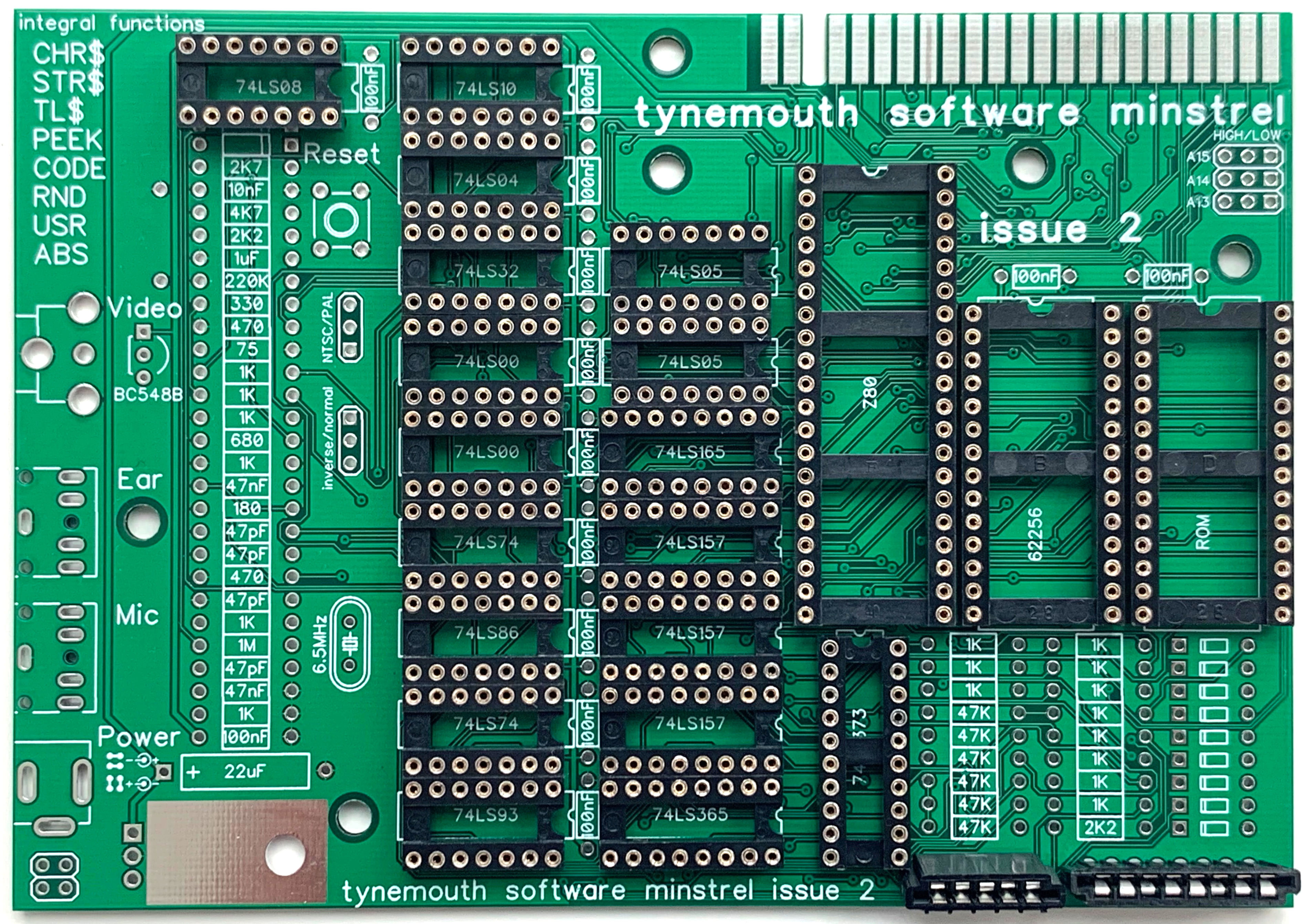 Tynemouth Minstrel ZX80 Clone Kit – pagetable.com