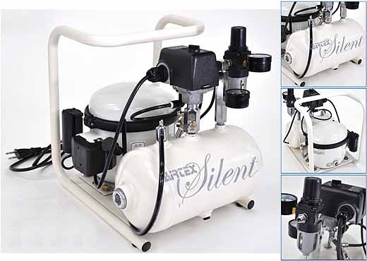 AIRTEX APC－007B サイレント2【エアブラシ用コンプレッサ