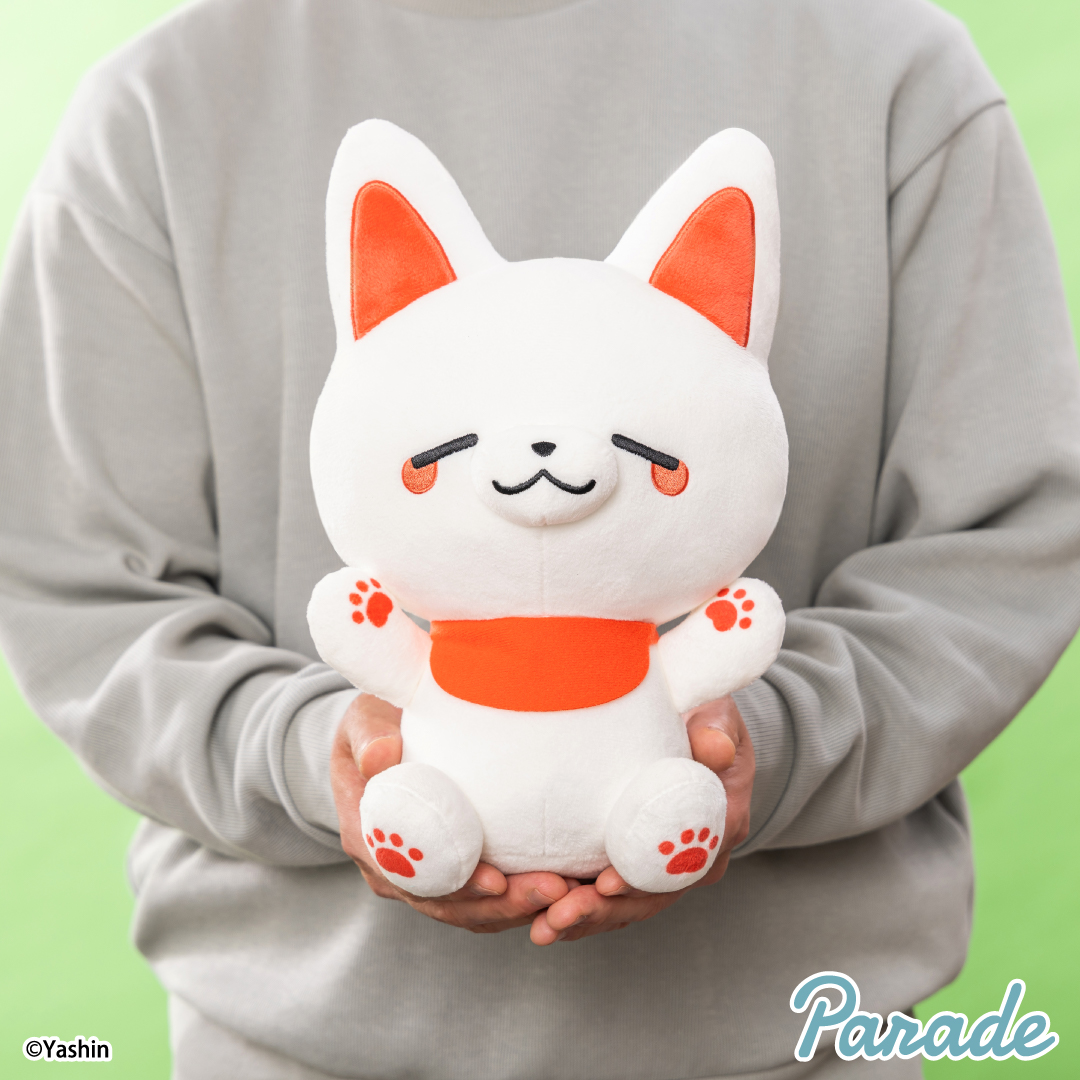 かみさまキツネとサラリーマン BIGぬいぐるみ | 商品紹介 | 株式会社