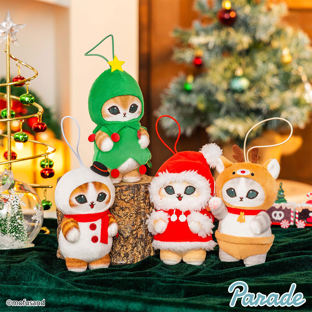 mofusand クリスマスにゃんマスコット | 商品紹介 | 株式会社パレード