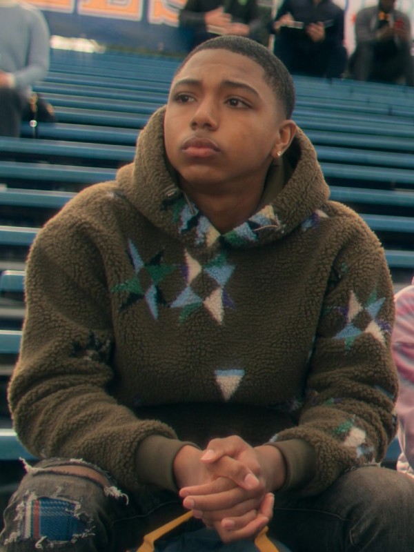 Candy Cane Lane 2023 Nick Carver Sherpa Hoodie | Jacquard sherpa